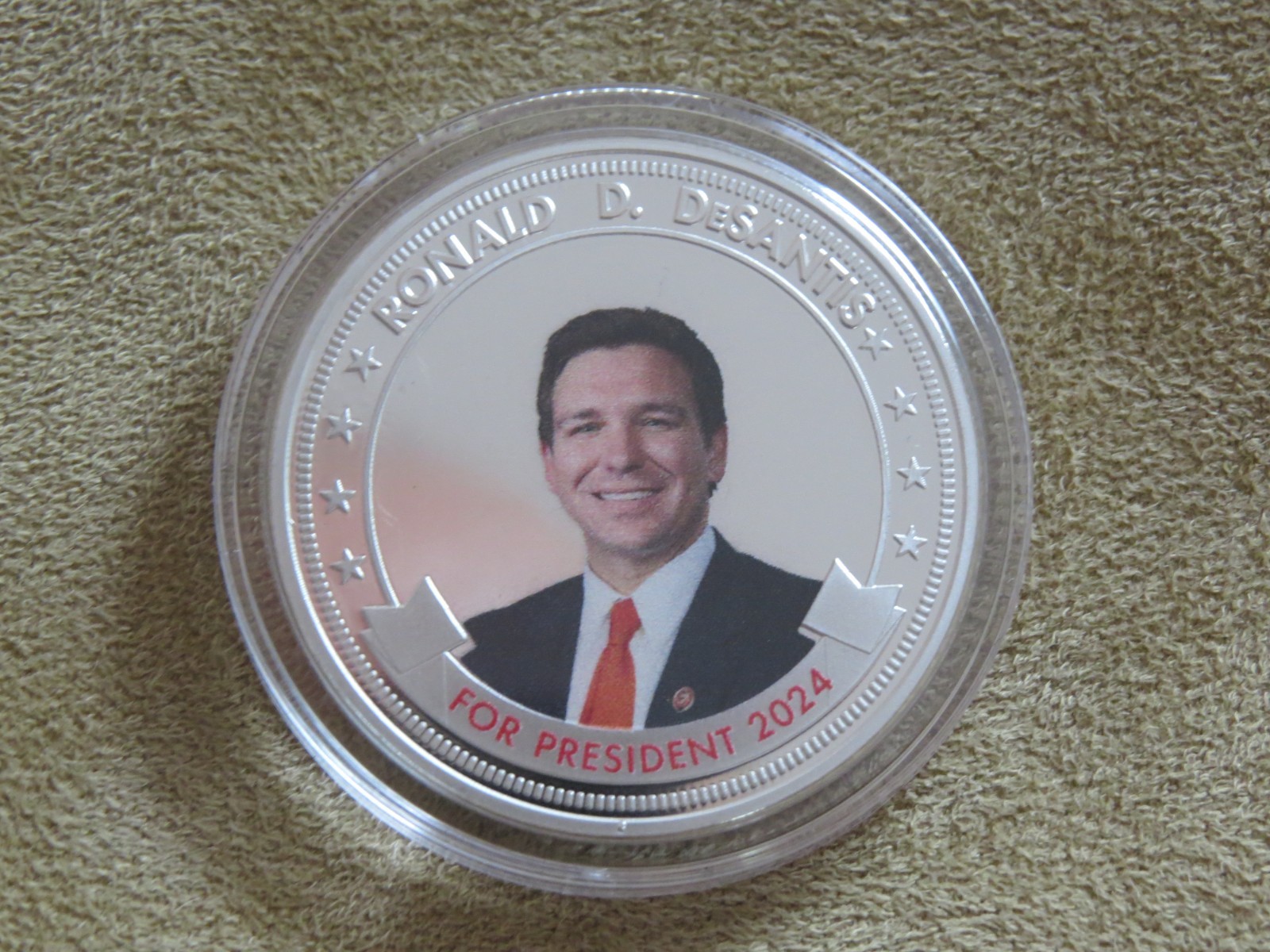 Ronald D. DeSantis Commemorative Coins – 7 Silver Plated Proof Coins