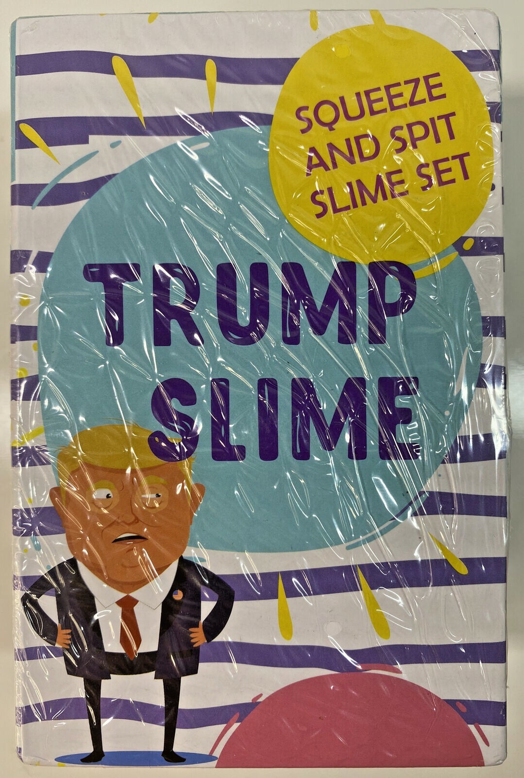 President Donald Trump Spitting Slime Novelty Squeeze Toy Prank Collectable New