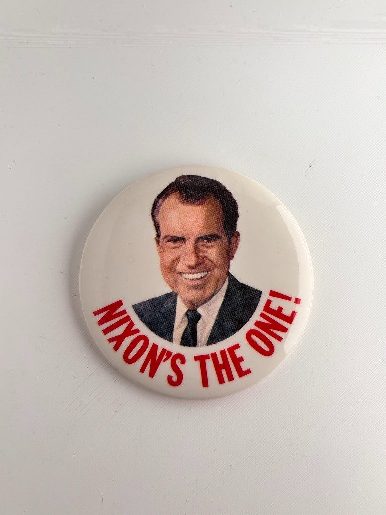 *GREAT FIND!!* 1960 LARGE Richard Nixon for President Republican Collectible Pin