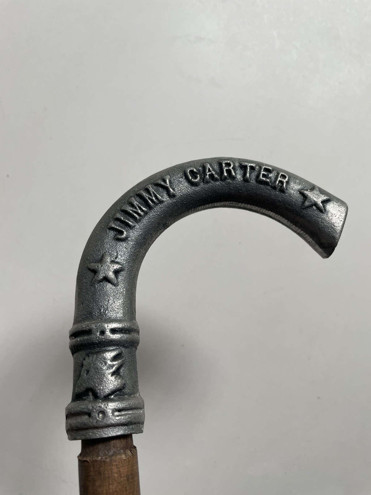 VINTAGE 1976 JIMMY CARTER PRESIDENTIAL CAMPAIGN CANE / WALKING STICK VG