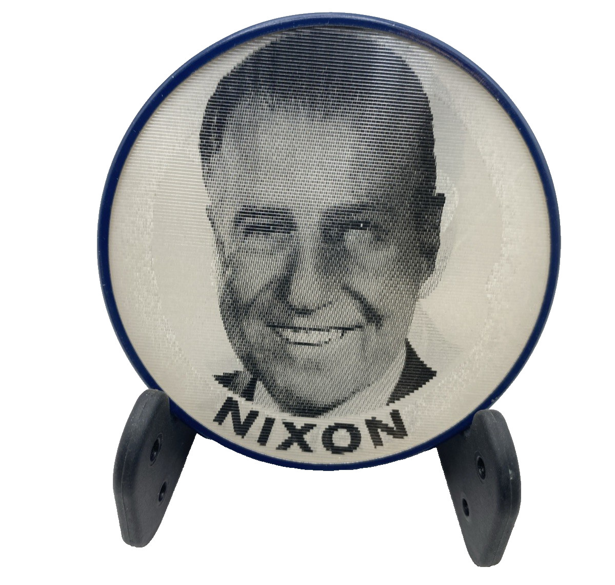 1972 Richard Nixon Spiro Agnew campaign flasher button 64mm Presidential Pin Var