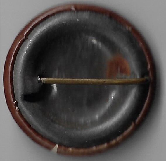 Small Sepia Image 1904 Alton Parker Presidential Campaign Pin Lost 2 T Roosevelt