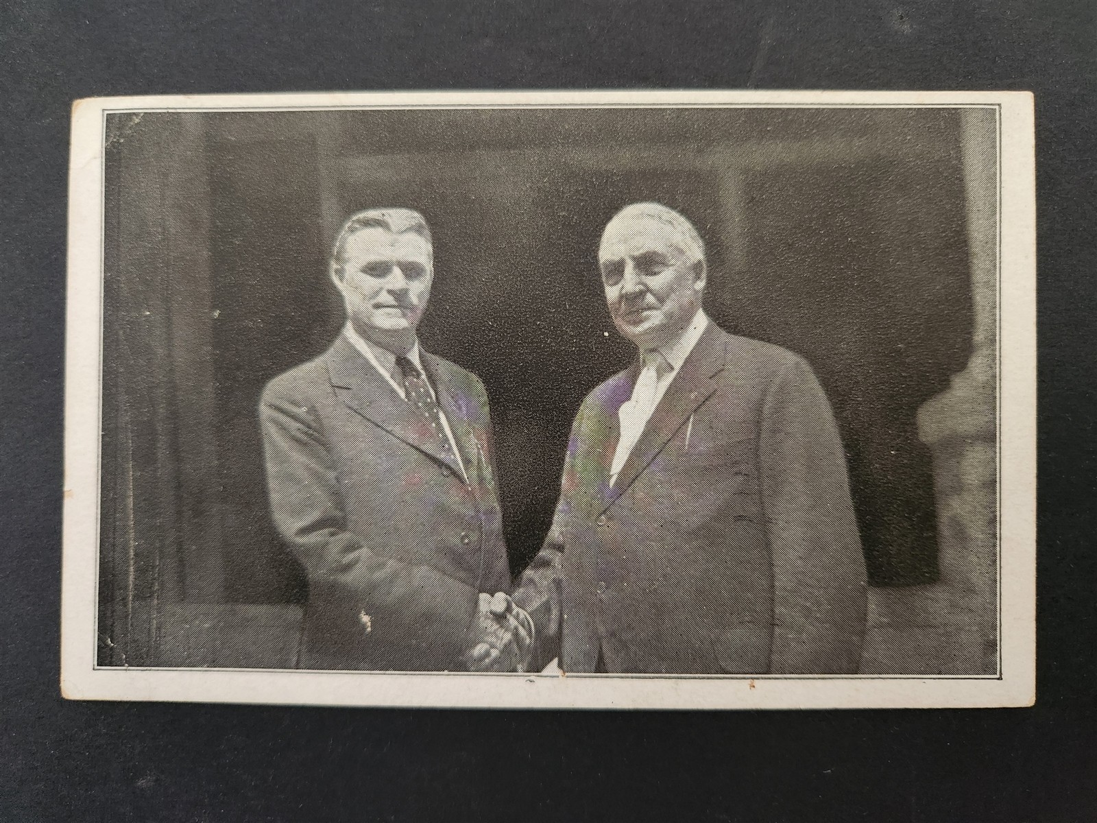 1920 antique POSTCARD WARREN G HARDING E F MORGAN west virginia ELECTION