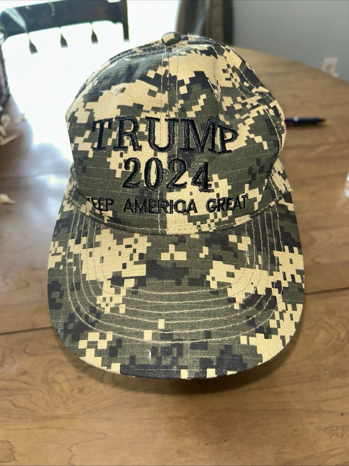 Trump 2024 Keep America Great Digital Camo Hat Politics United States