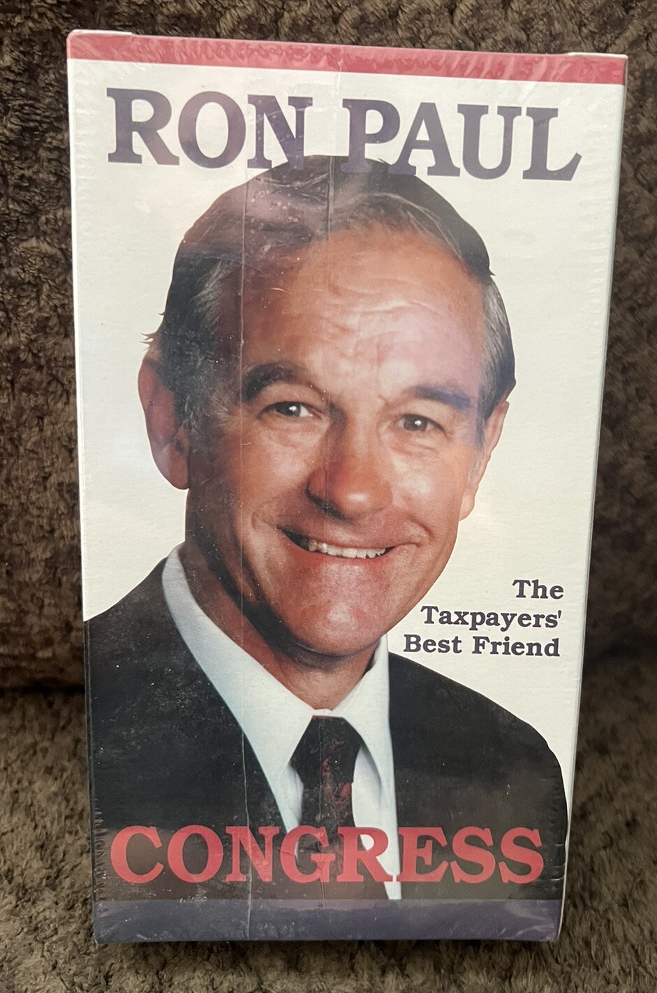 Vintage Sealed Ron Paul For Congress VHS Tape The Taxpayers Best Friend