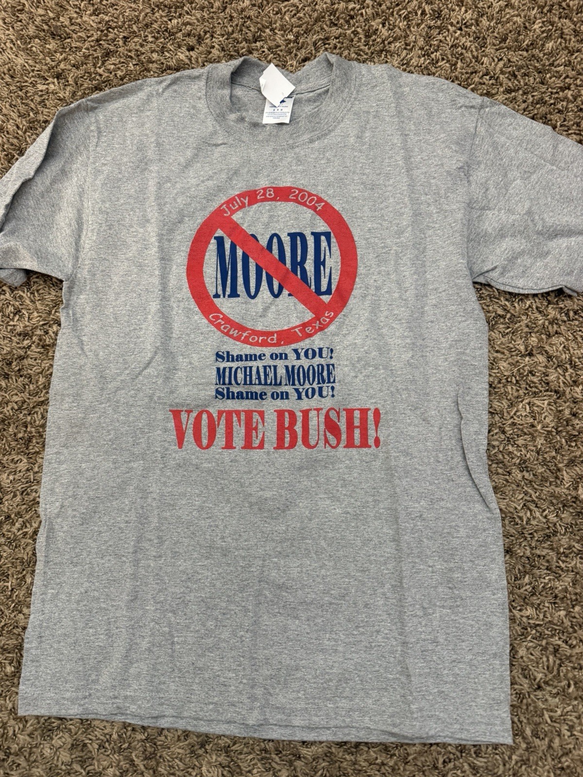 Rare Lot (40) of George W. Bush Presidential Campaign & Administration T-Shirts