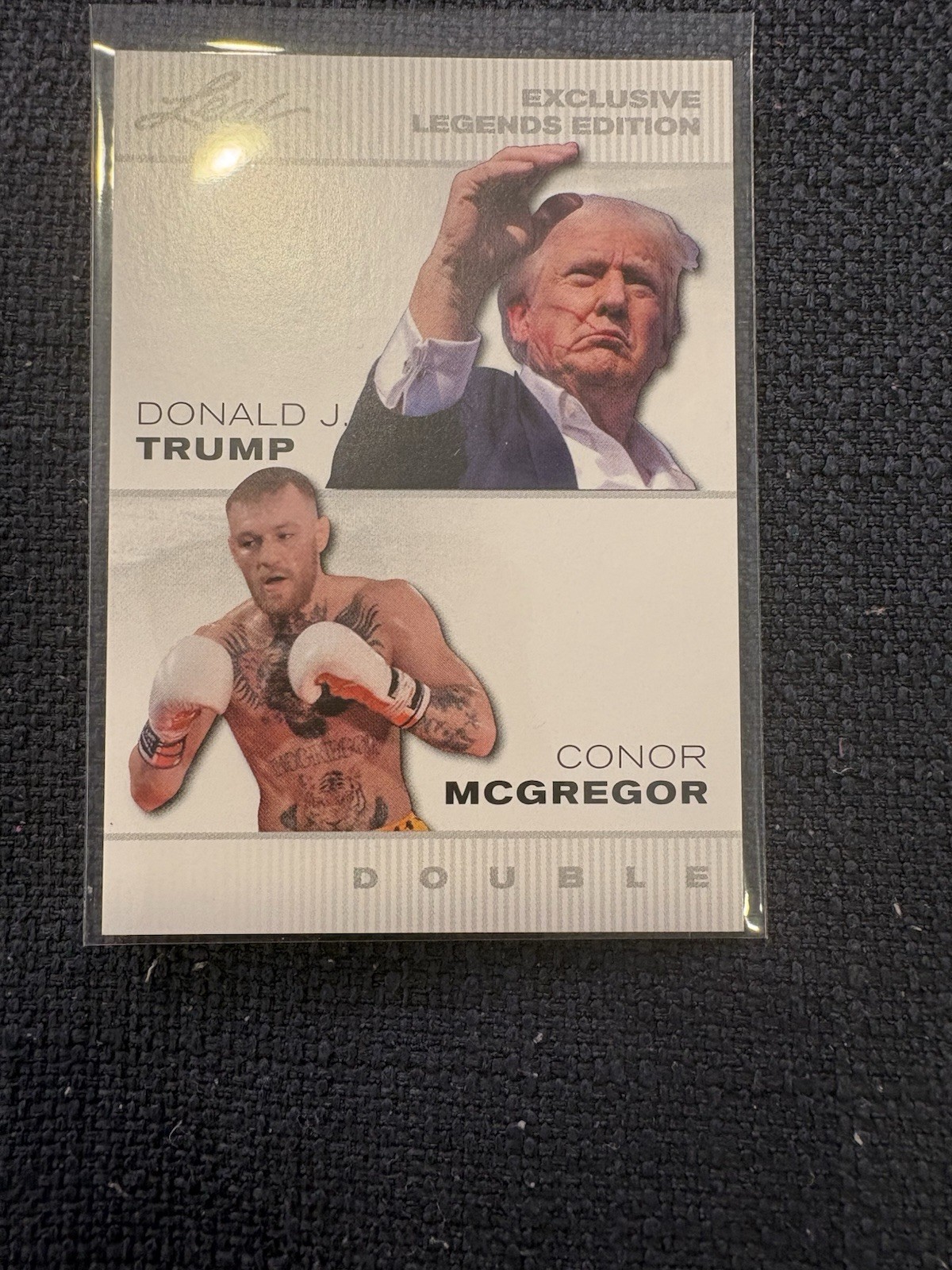 2025 Leaf Exclusive Legends Edition Featuring Donald Trump/ Connor Mcgregor