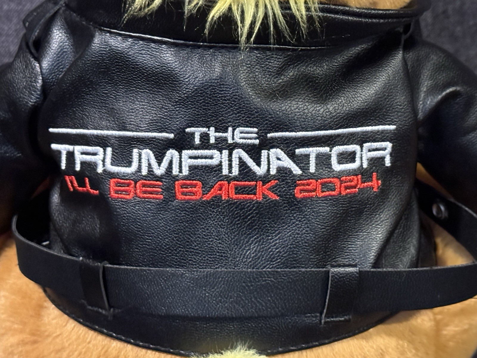 Trumpinator Teddy Bear Donald Trump Terminator Plush Toy 2024 I’ll Be Back 11″