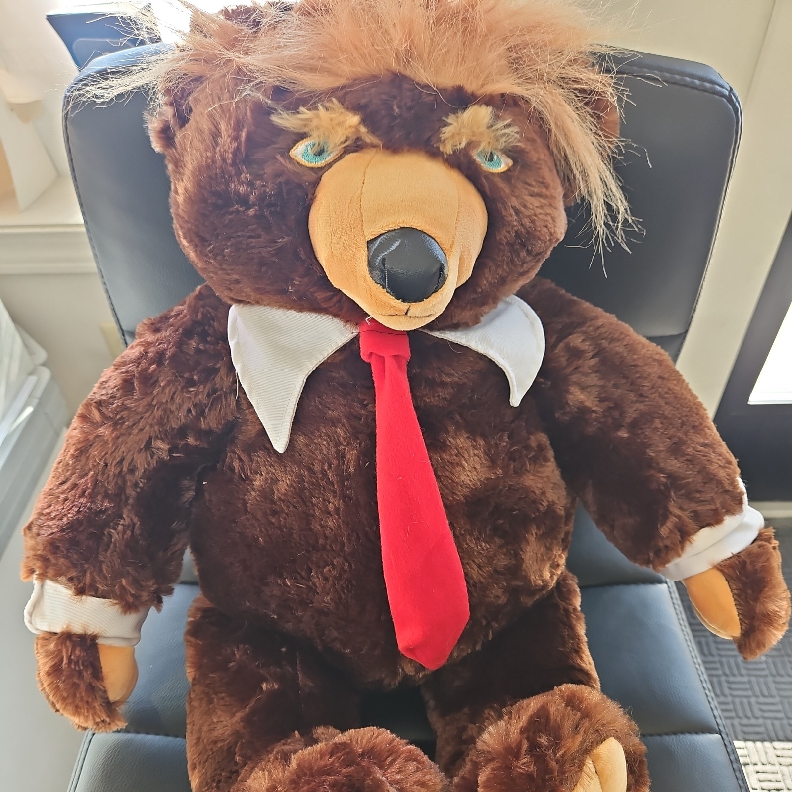 Donald Trump Trumpy Teddy Bear Original Authentic Deluxe 22″ Plush Flag