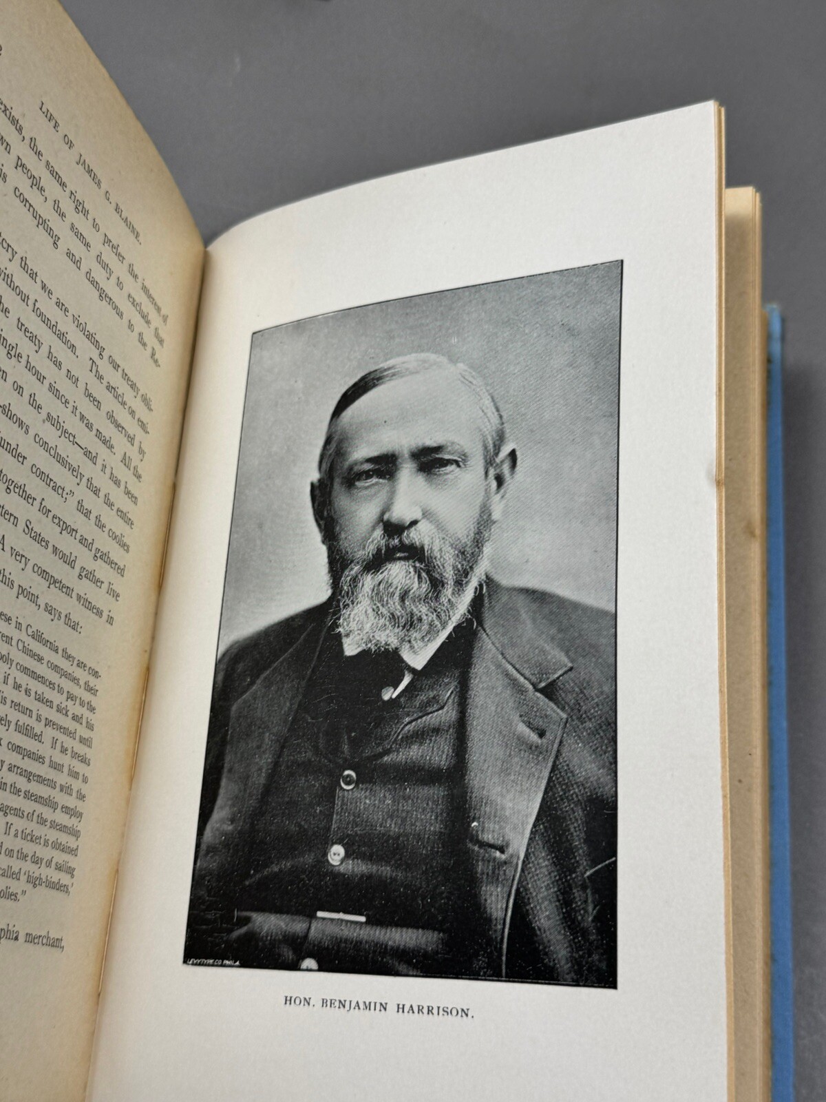 Life of James G. Blaine Presidential Candidate Maine Photograph & Book Lot