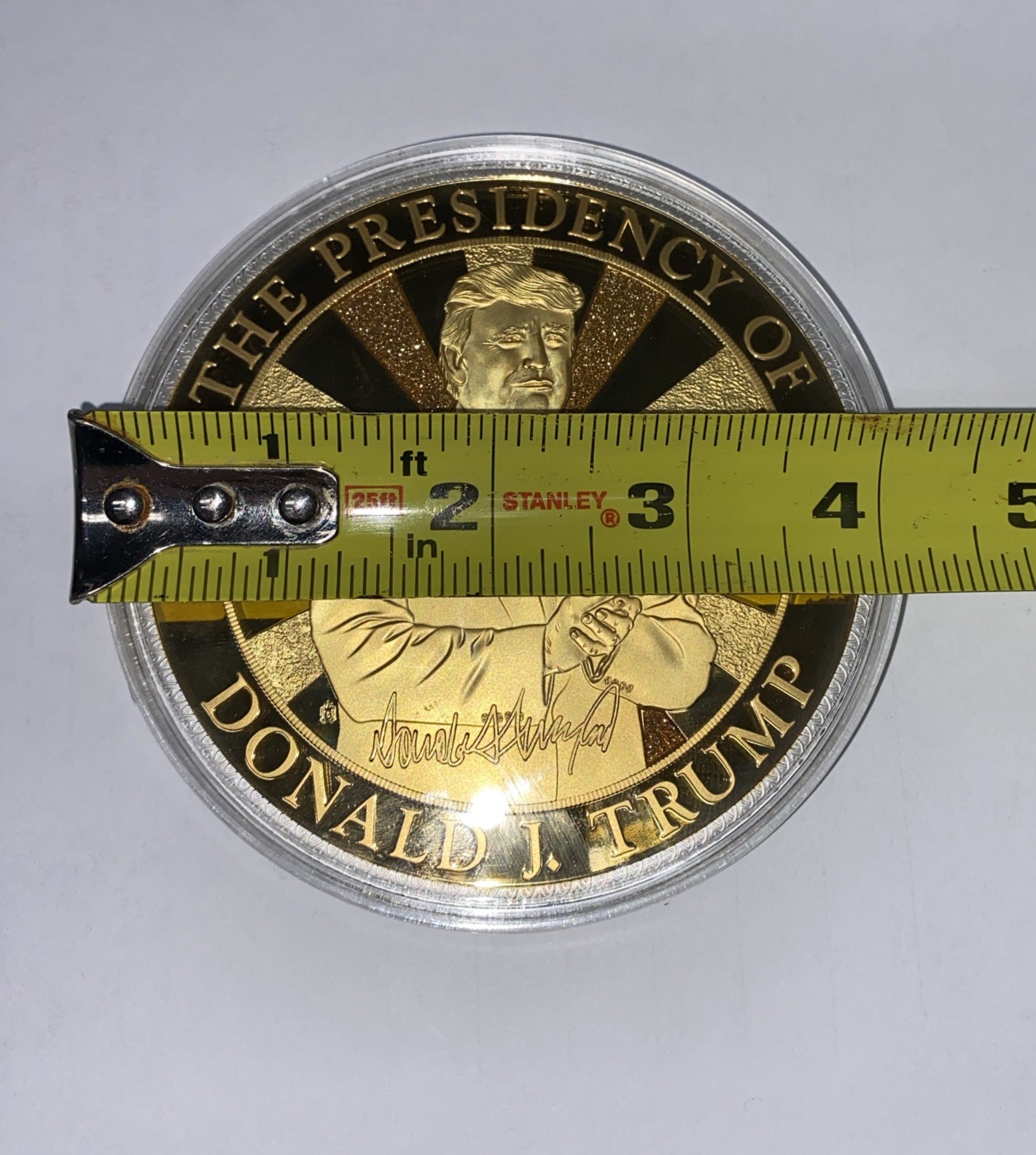 The Presidency of Donald Trump 2020 JUMBO COIN COLLECTION Swarvoski Crystal Coin