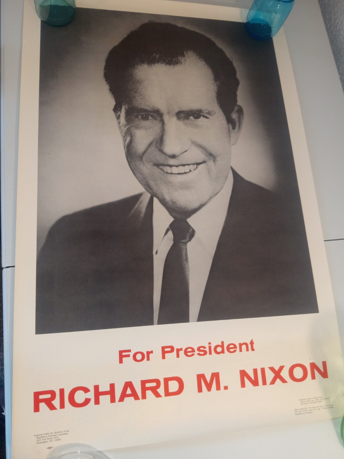 (8) Different 1960’s Presidential Campaign Posters Nixon, McGovern,Agnew, More