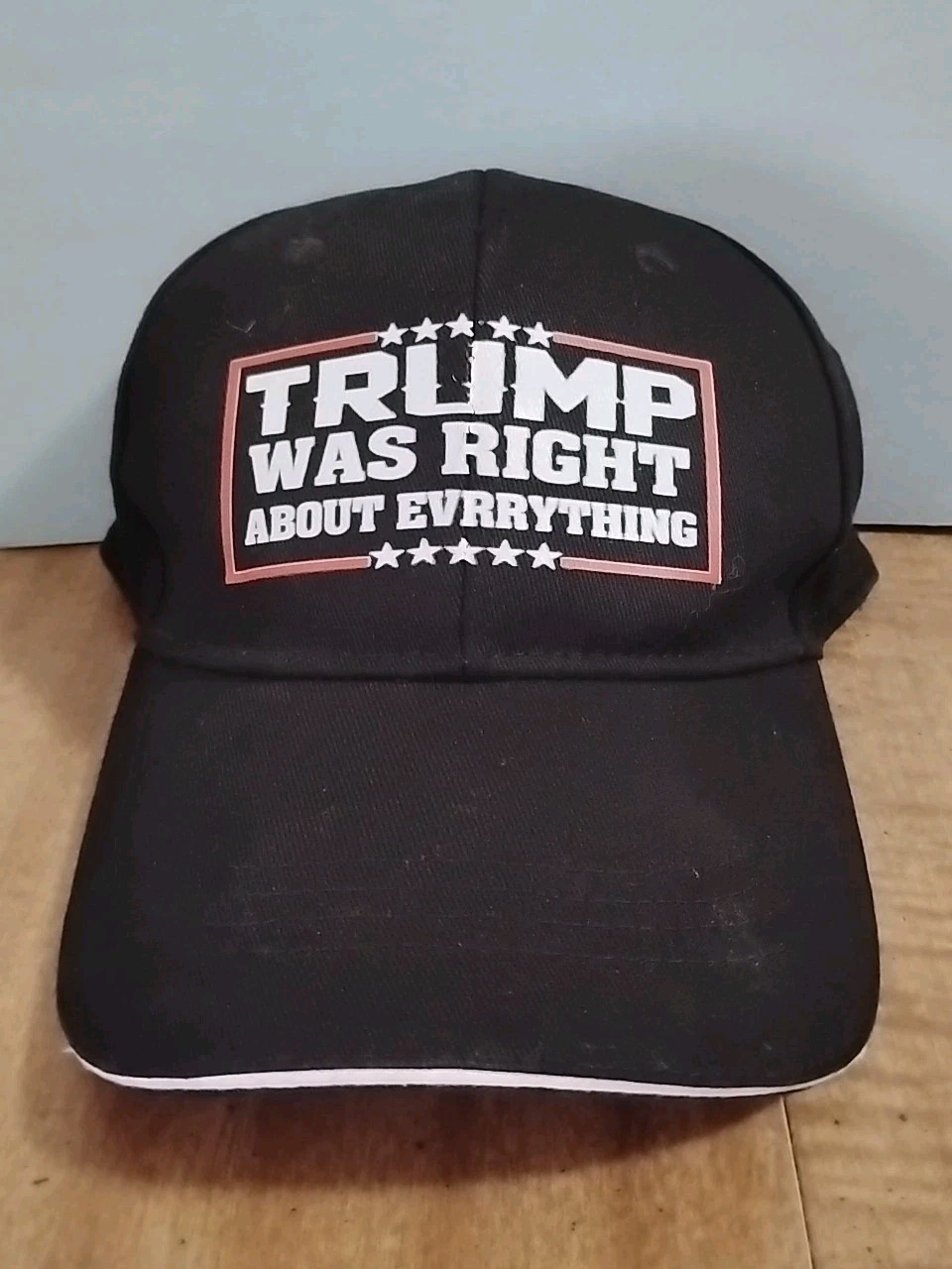 Misspelled Word Cap Trump Hat Rare Political Collectible With A Story Adjustable