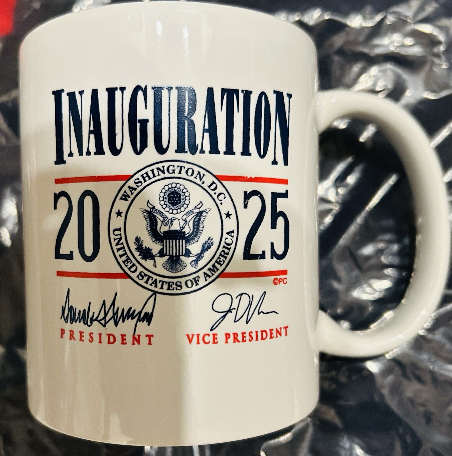 the 47th Presidential Donald Inauguration 01-20-25 Coffee Cup Tea Mug