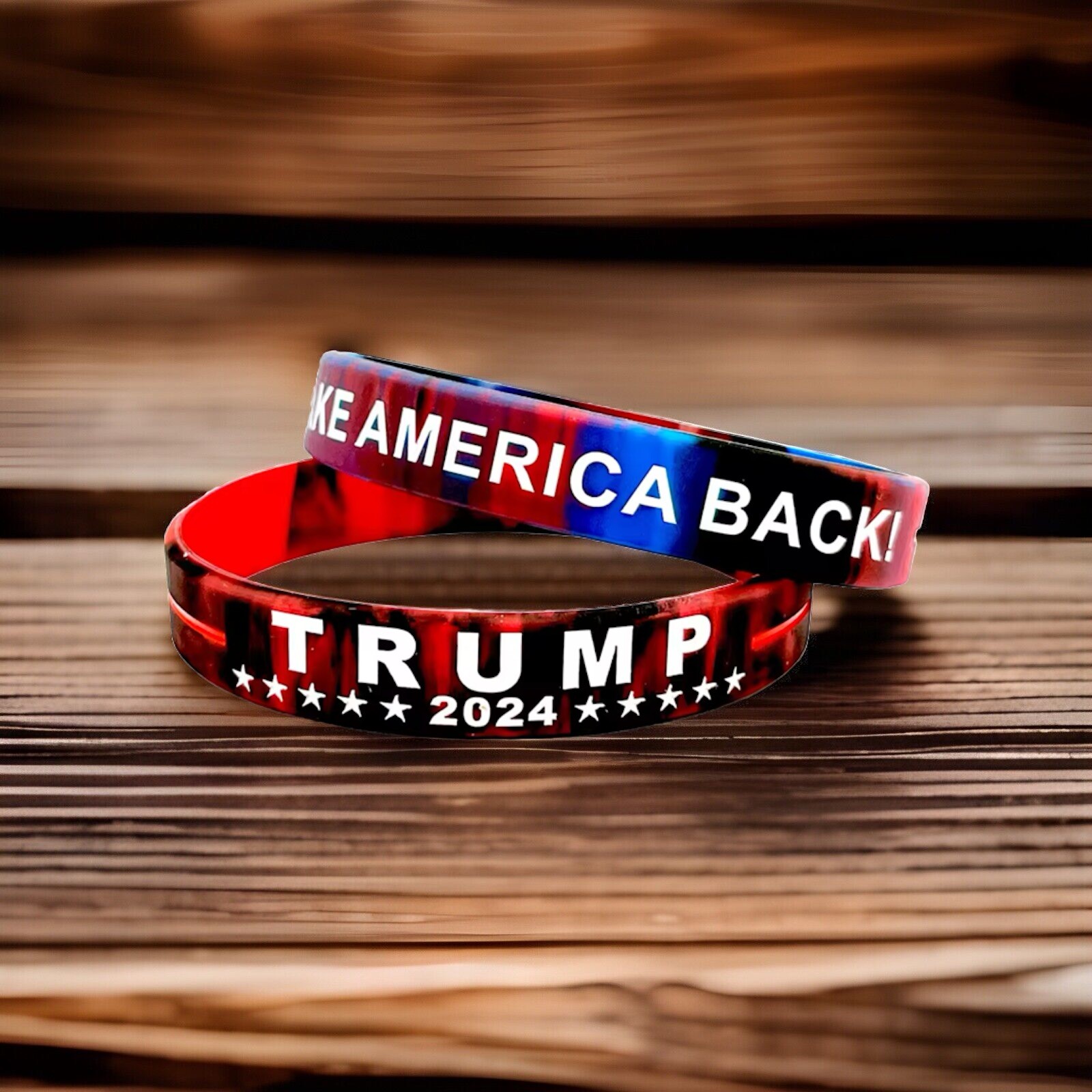 Patriotic Bracelet Trump 2024, Save América Again