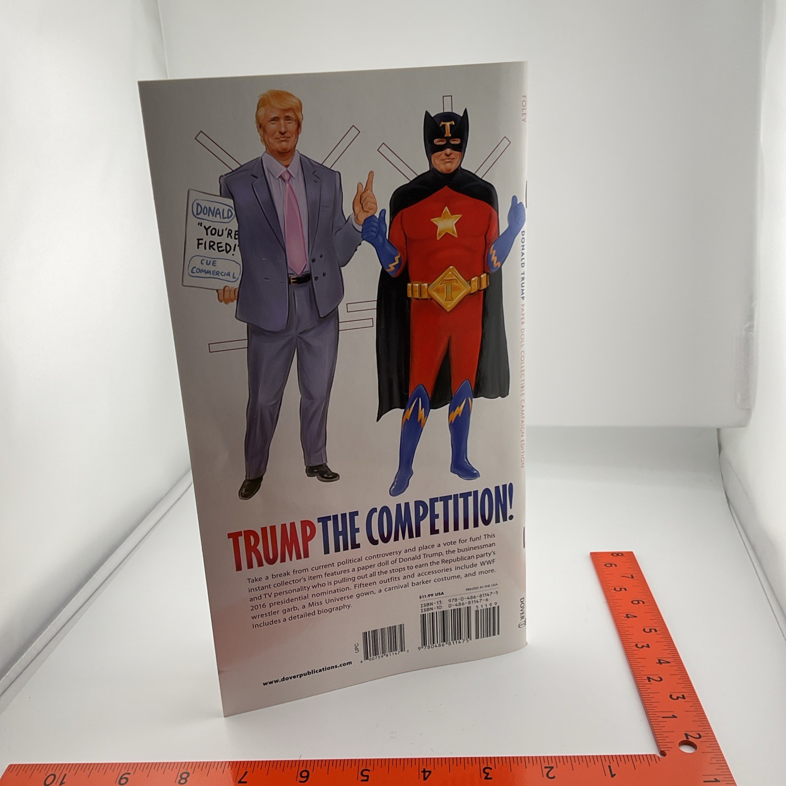 2016 Donald Trump Paper Doll Book By Tim Foley – Unused