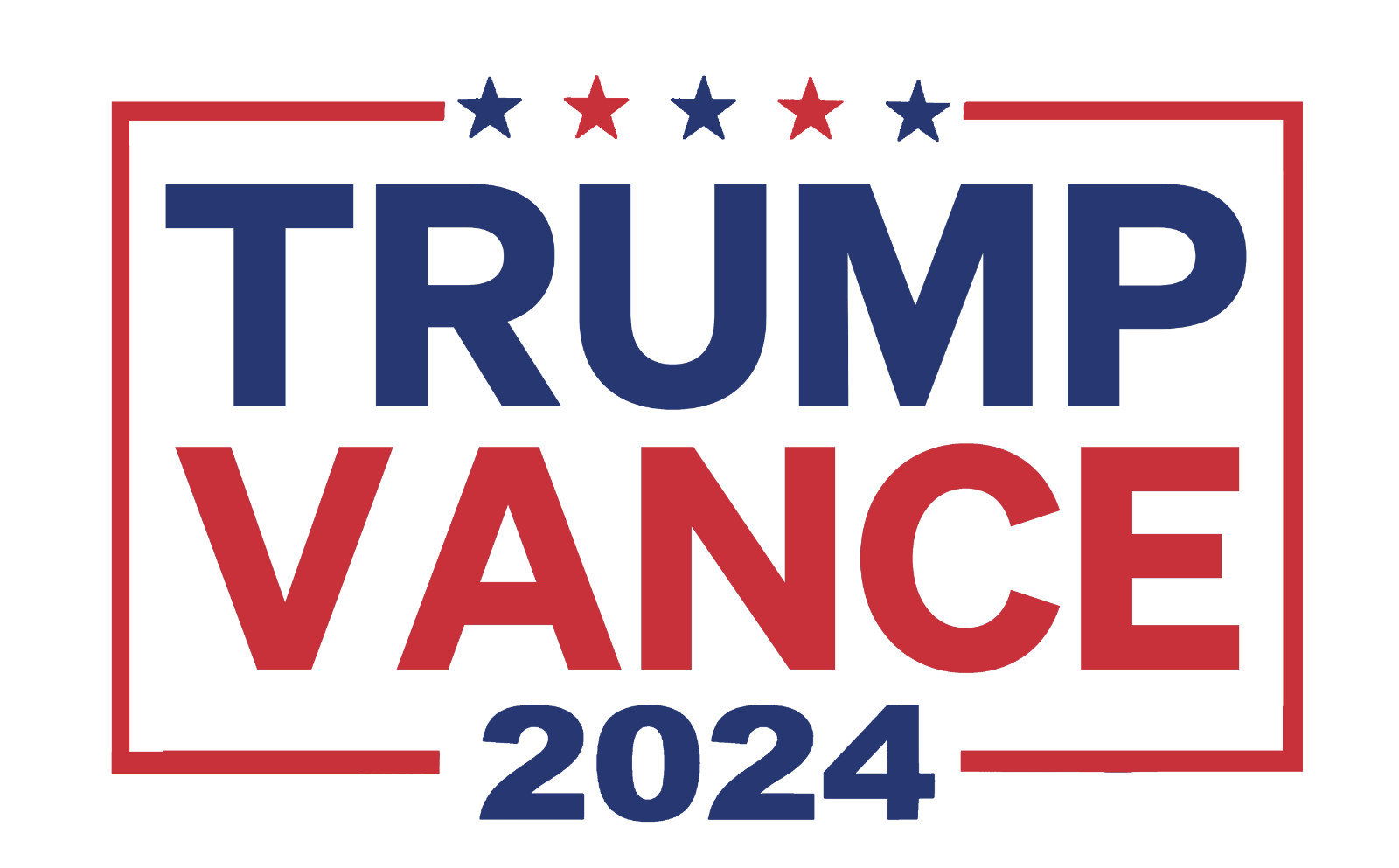 25PCS SET TRUMP 2024 STICKERS TAKE AMERICA BACK DONALD MAGA 2x3in