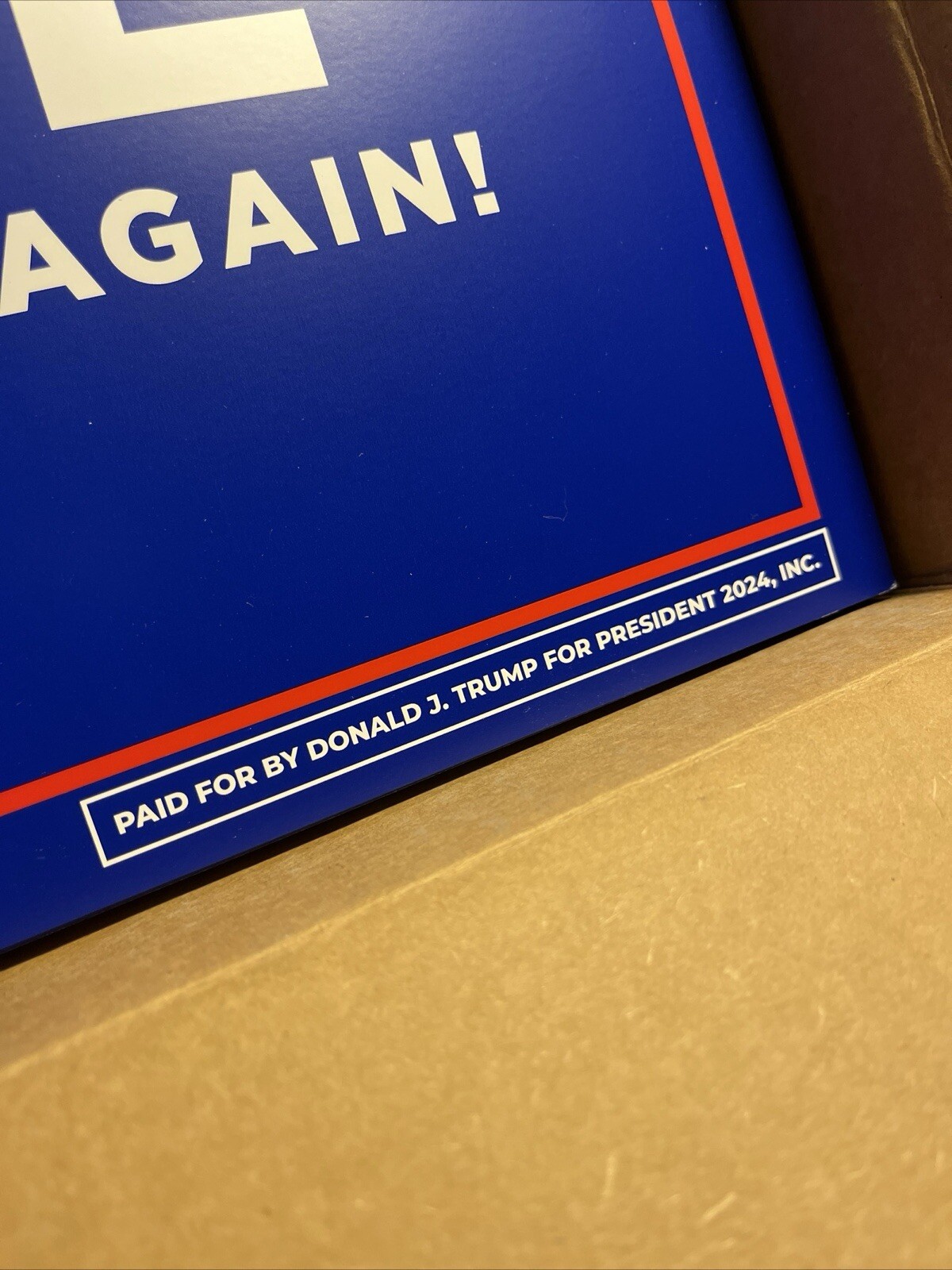 *INAUG SALE* Mix/Match any 2x Trump/Vance Official Campaign Placard Rally Signs