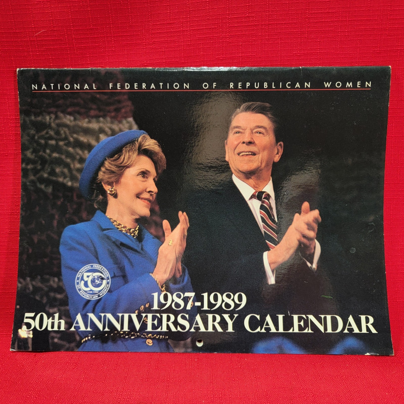 Vintage National Federation of Republican Women Calendar 87-89 50th Anniversary