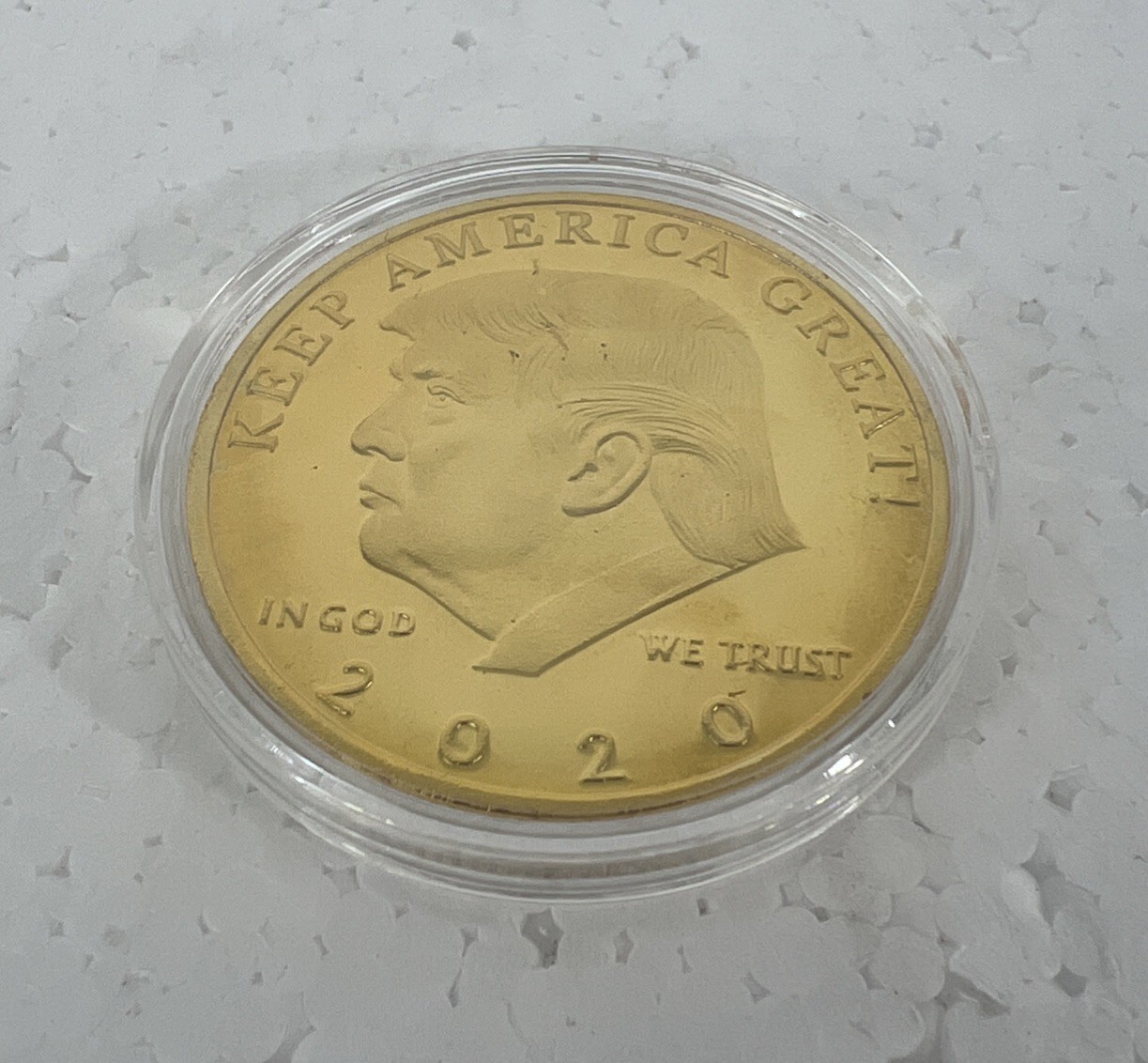 Donald Trump 2020 “Keep America Great” Metal Gold Color Commemorative Coin