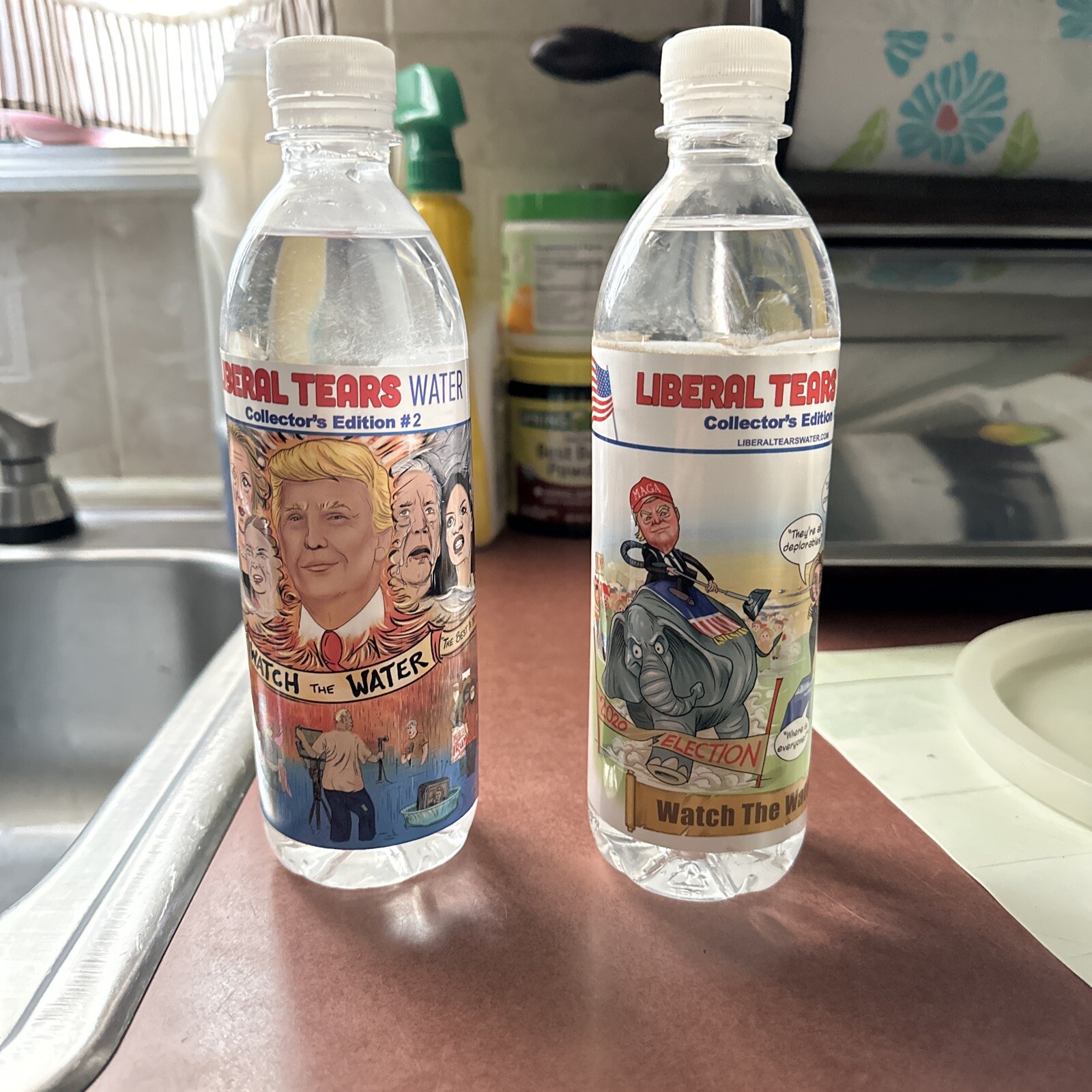Trump Water Bottles Liberal Tears Collectors Edition #2&3