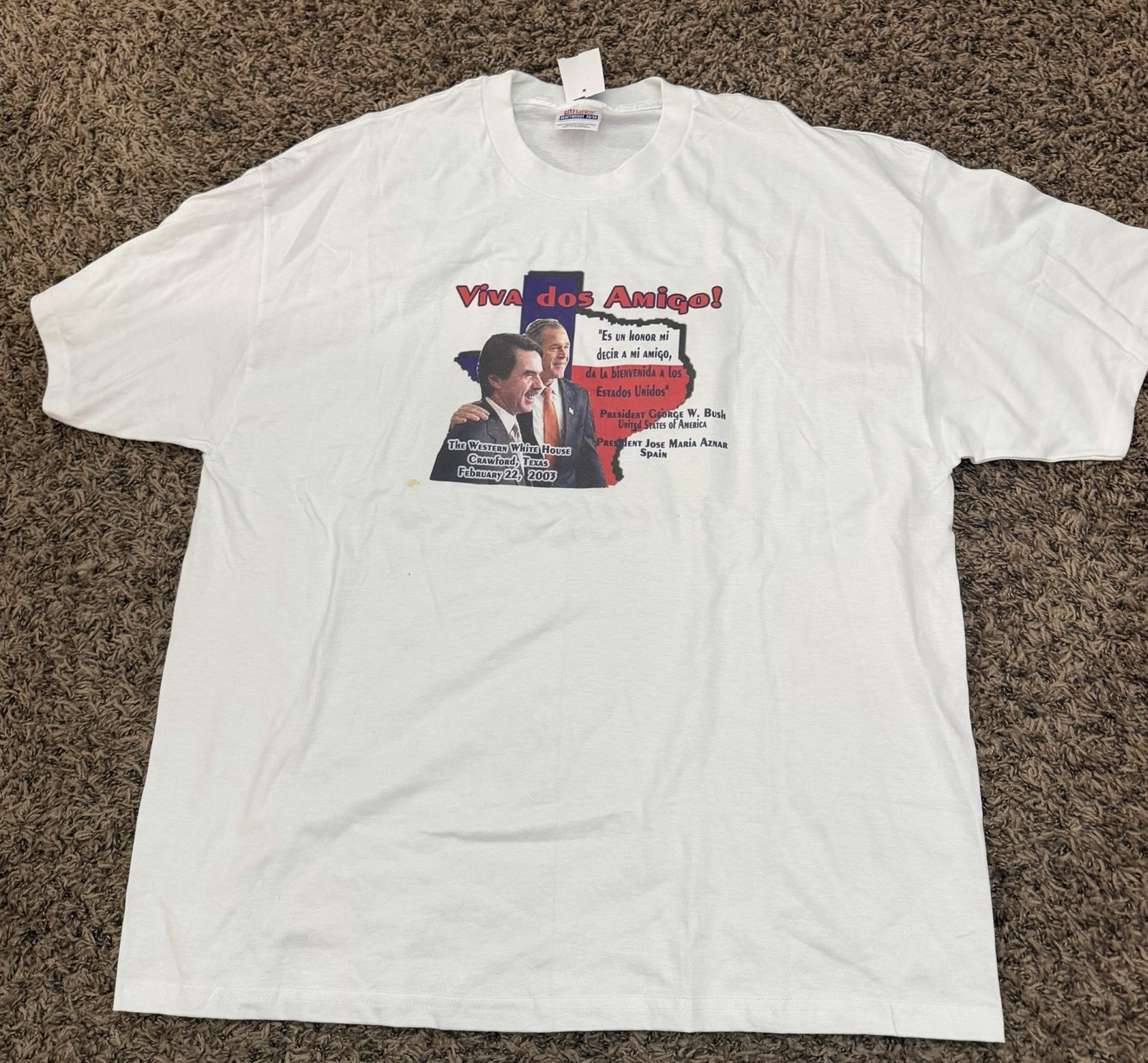 Rare Lot (40) of George W. Bush Presidential Campaign & Administration T-Shirts