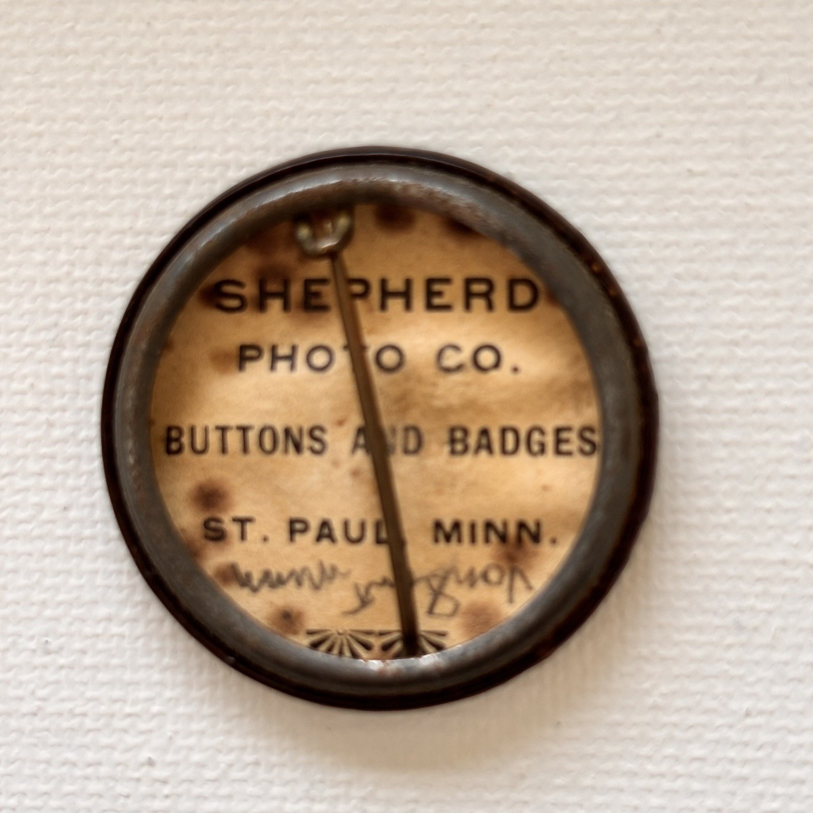 William McKinly, Theodore Rosevelt and Van Sant, Pinback Political button