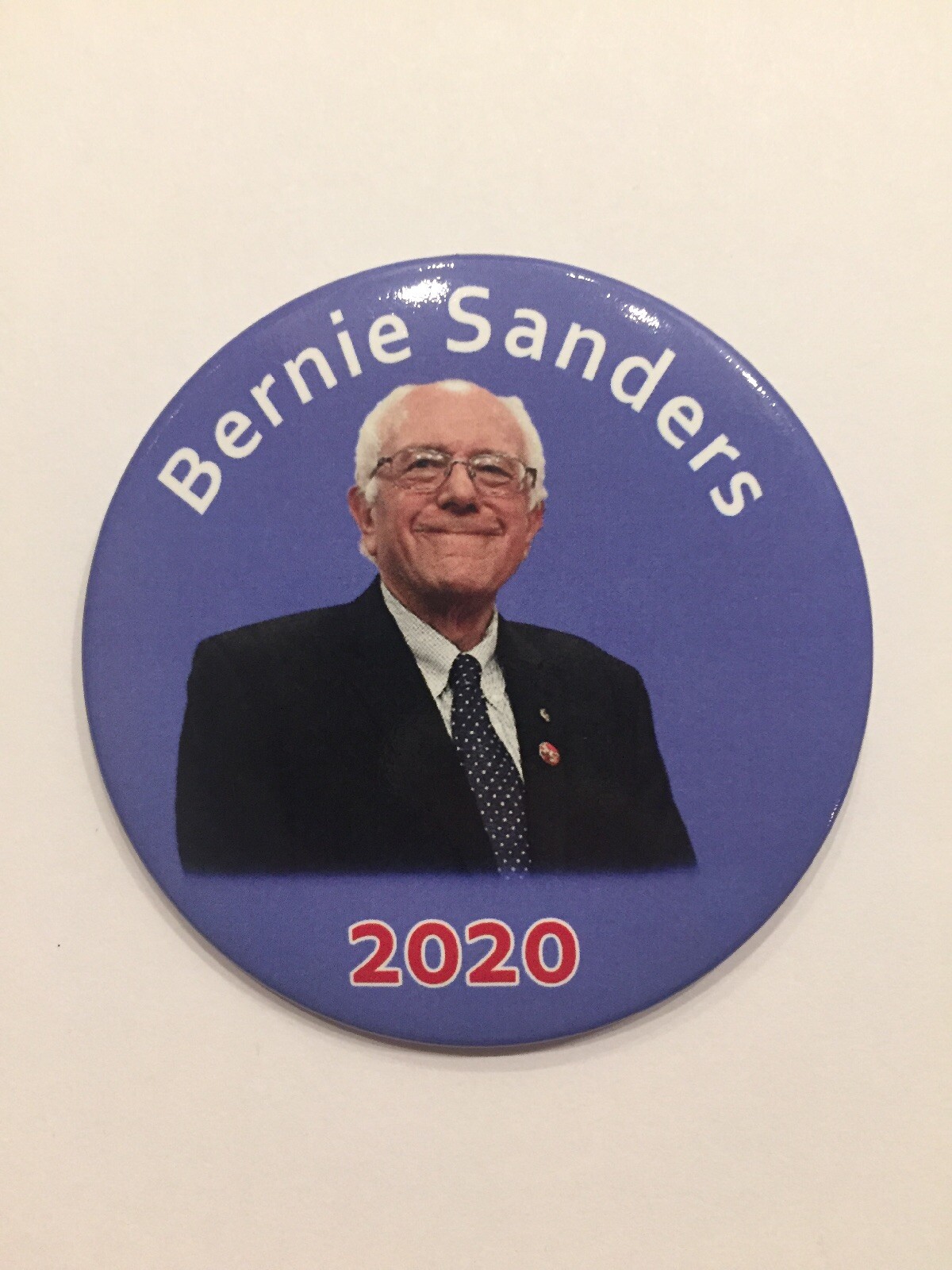 2020 Senator Bernie Sanders for President 3″ Button “Bernie Sanders 2020” Pin