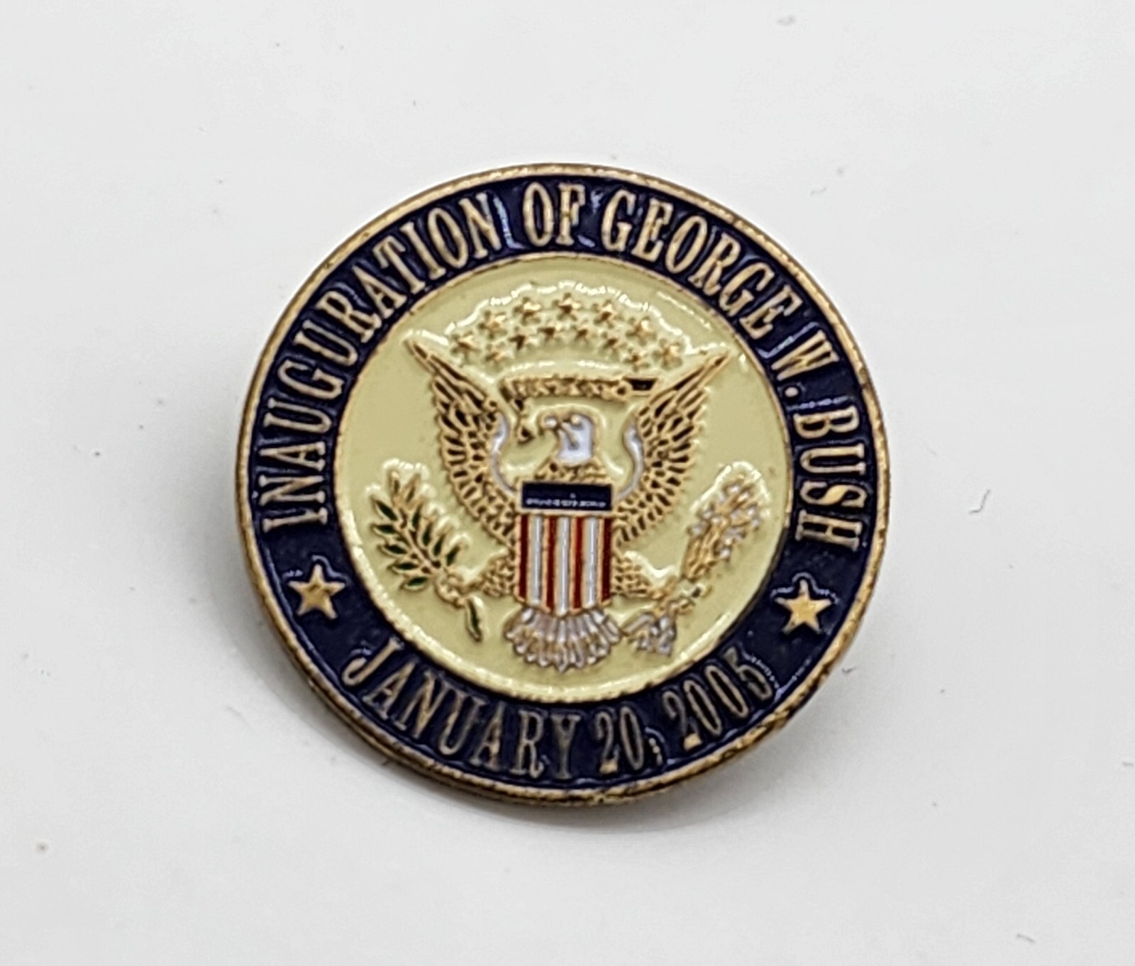 George W. Bush 2005 Inauguration Political Pin LW Bristol Classics Rare USA