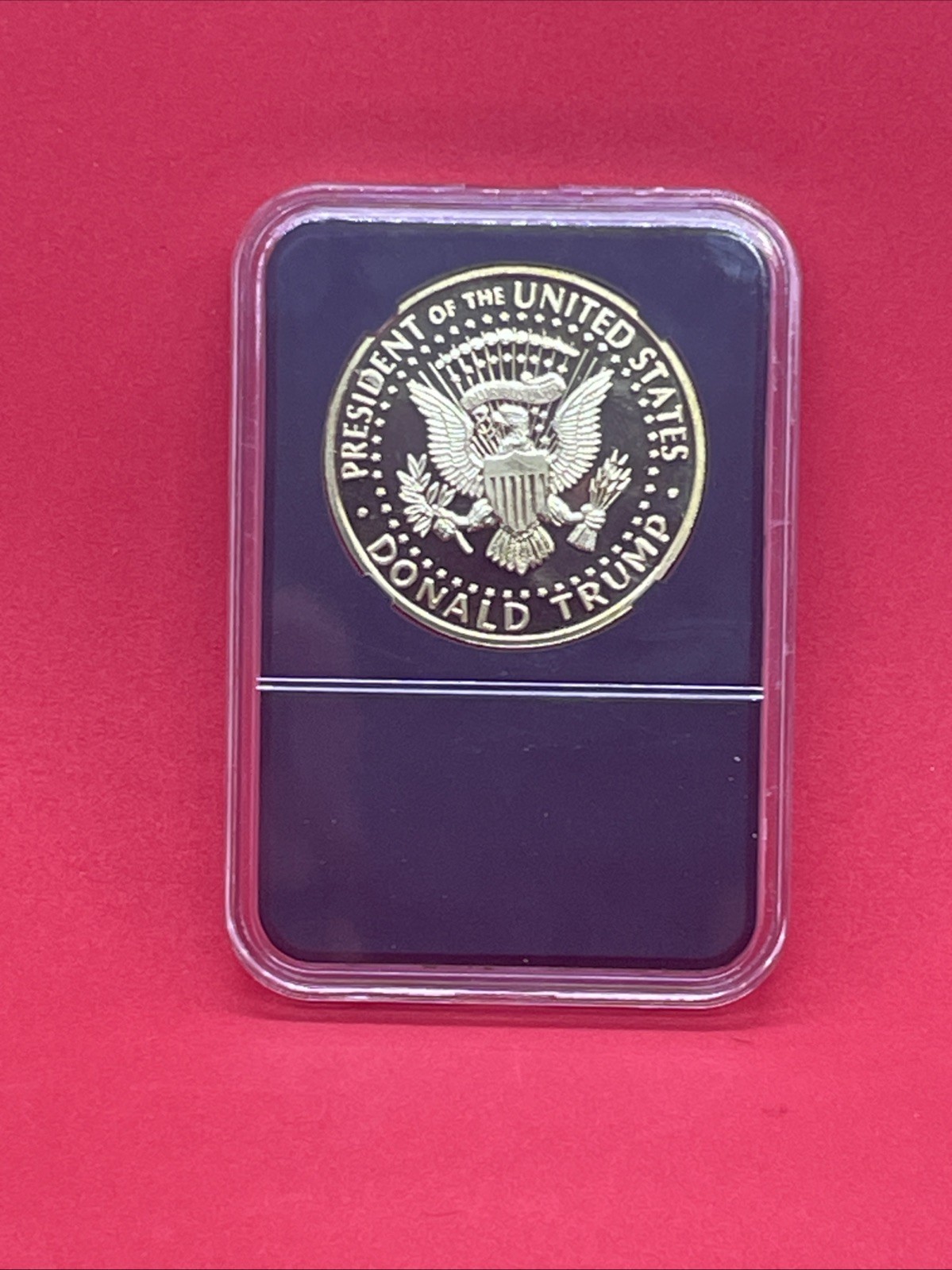 Donald Trump Gold Commemorative Coin Trump Fight Make America Great Again