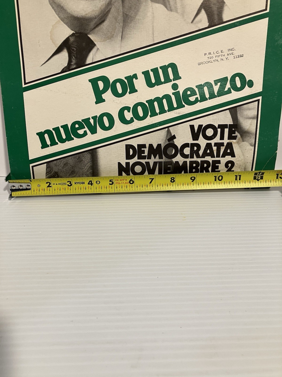 Vintage Set of Two 1976 Campaign Poster Carter/Mondale