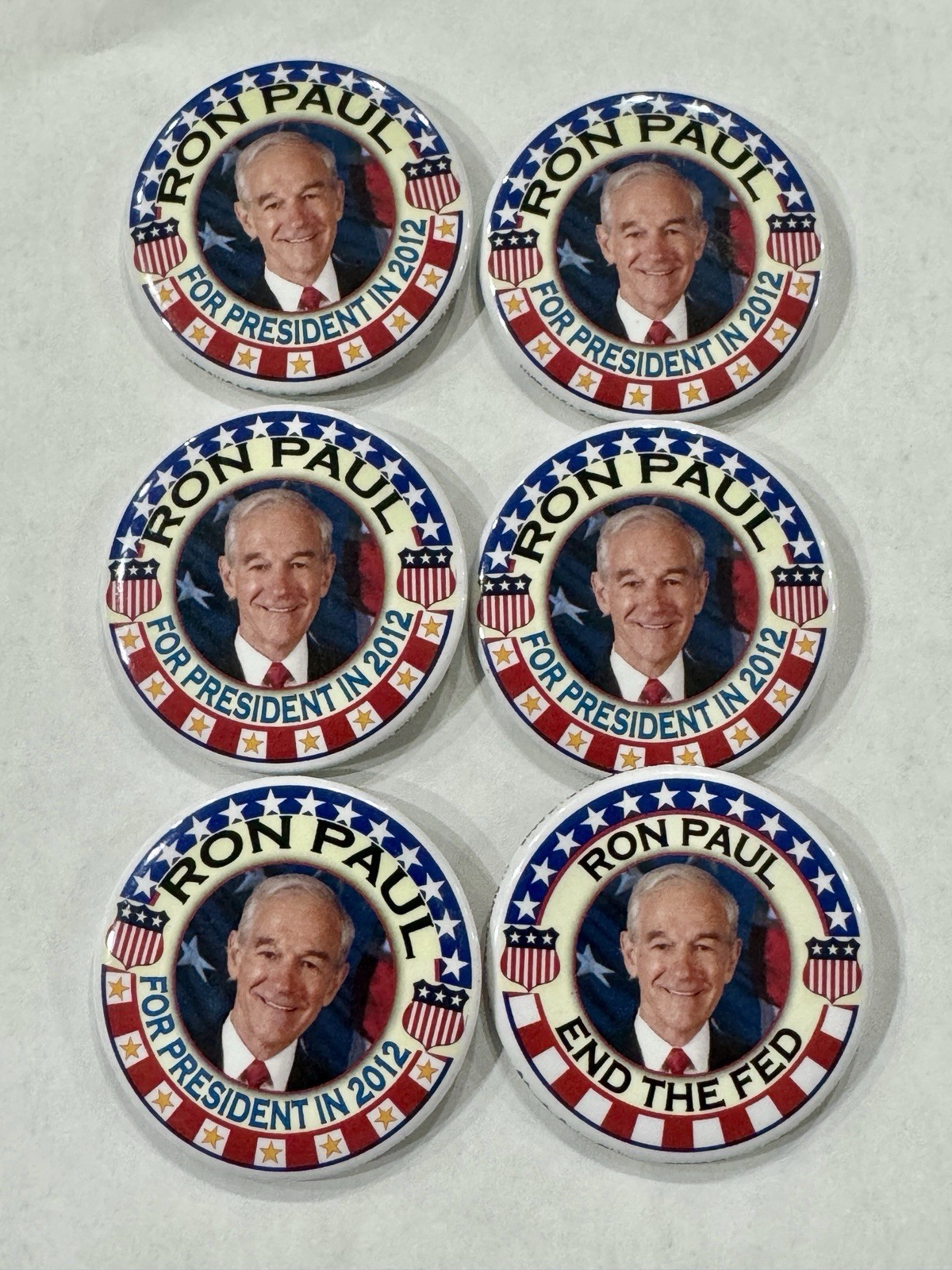 2012 RON PAUL PRESIDENTIAL HOPEFUL 2 1/4” CAMPAIGN BUTTON – DEALER GROUP