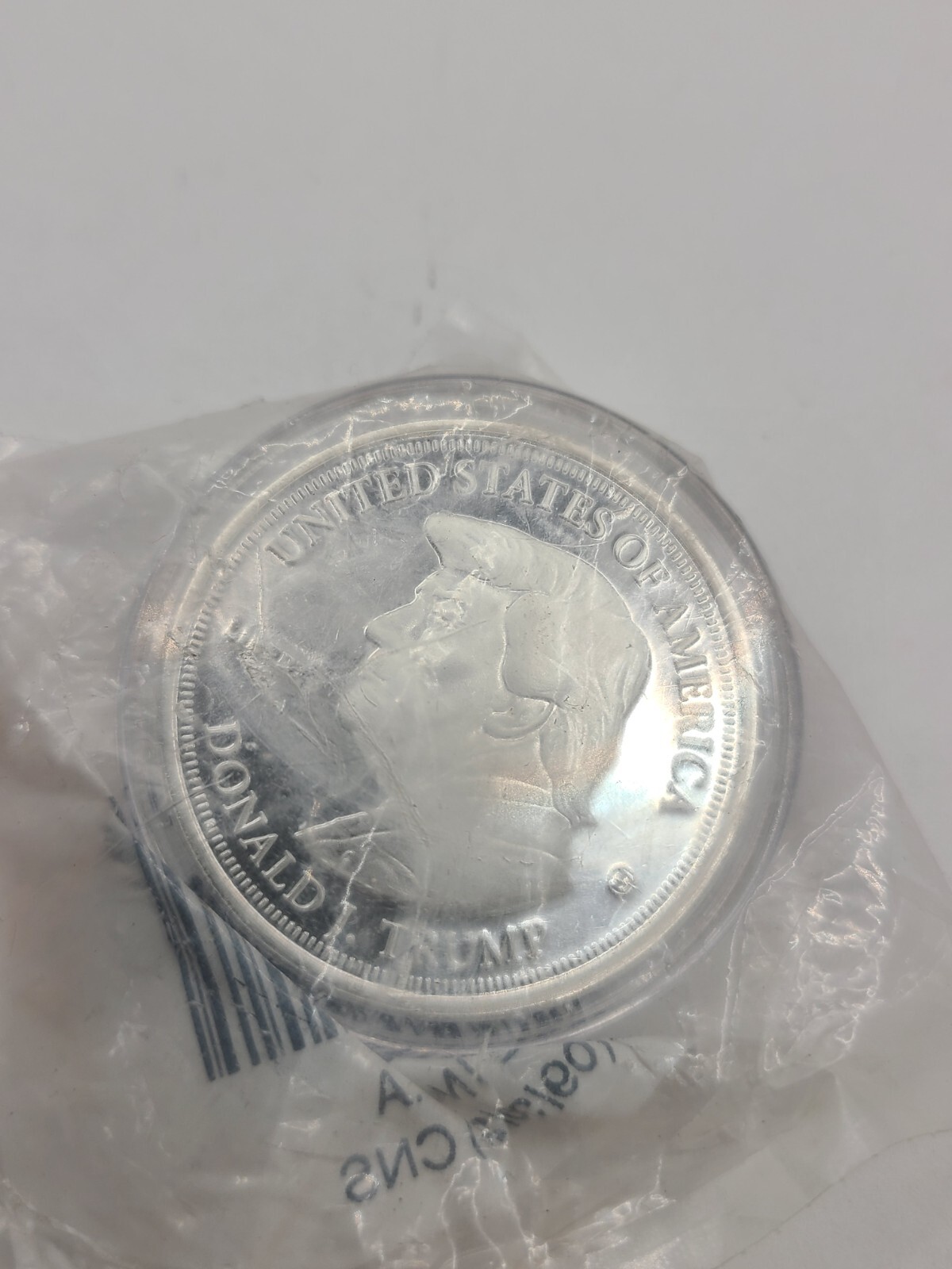 President Donald Trump Iowa Staff Fair Visit Silver Plated Commemorative Coin