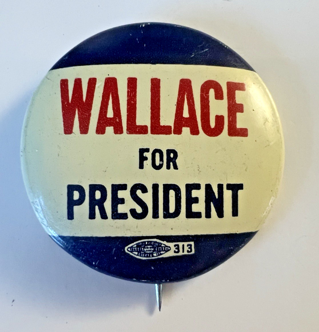 Vintage Wallace For President Political 1″ Round Button/Pin