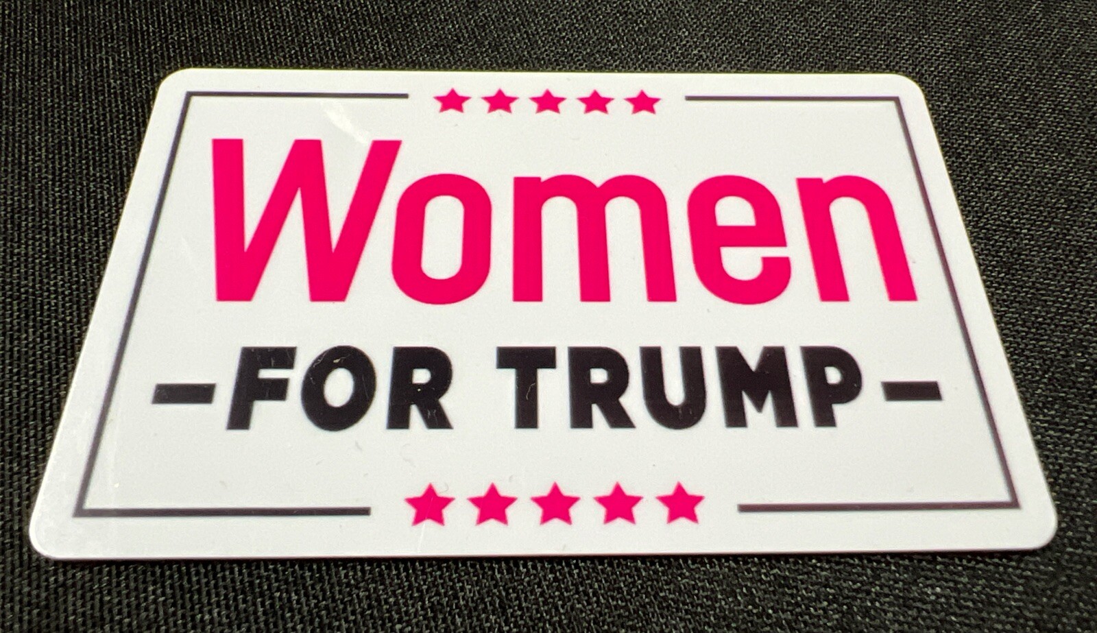 WOMEN FOR TRUMP ID Card Plastic MAGA USA
