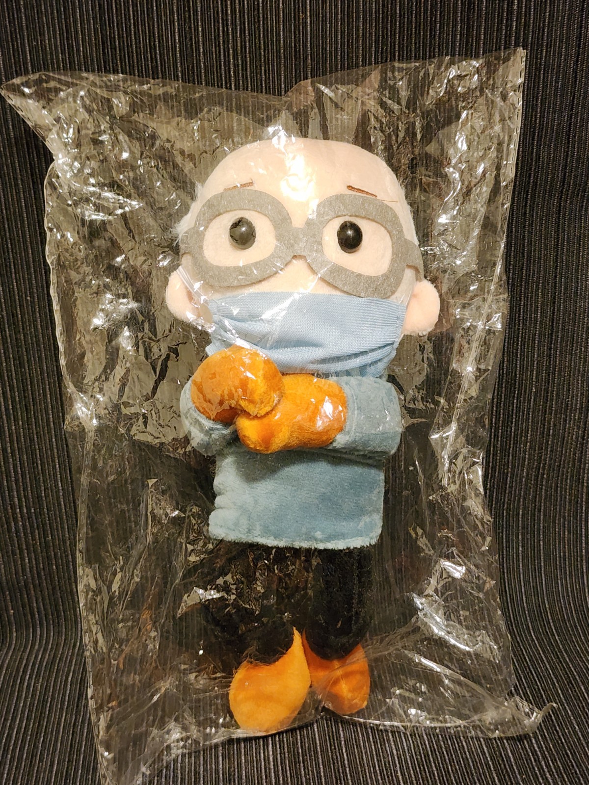 Bernie Sanders Inauguration Plush Doll 9″ Tall with Mittens and Mask New