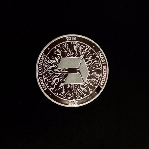 10x Coins Neo Iron Plated Collectible Crypto Coin in plastic case