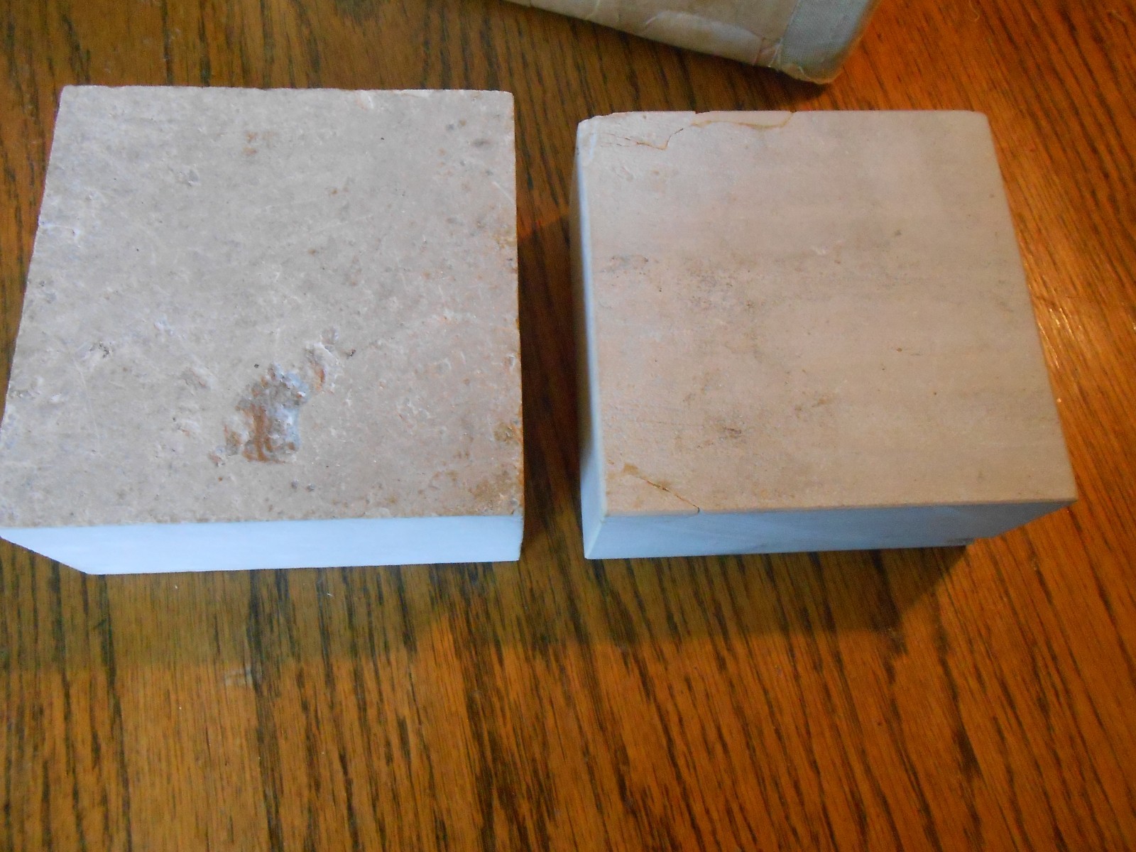 ORIGINAL 2 PIECES W/BOX FROM 1950 TRUMAN WHITE HOUSE RESTORATION RELICS