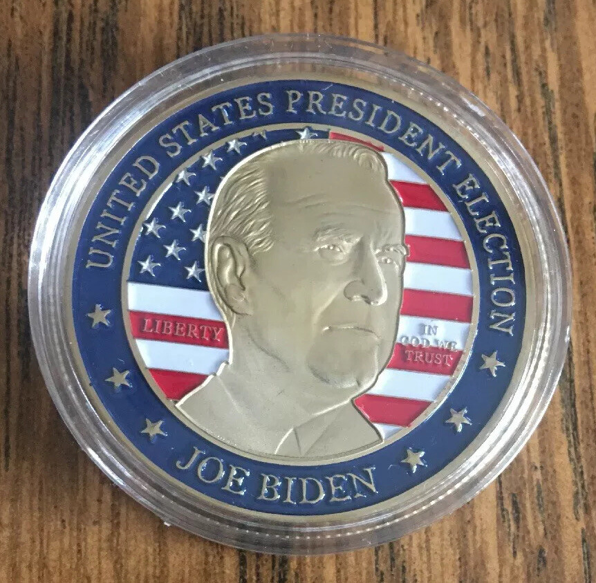 Joe Biden Presidential Election Commemorative Democrat Collector’s Coin