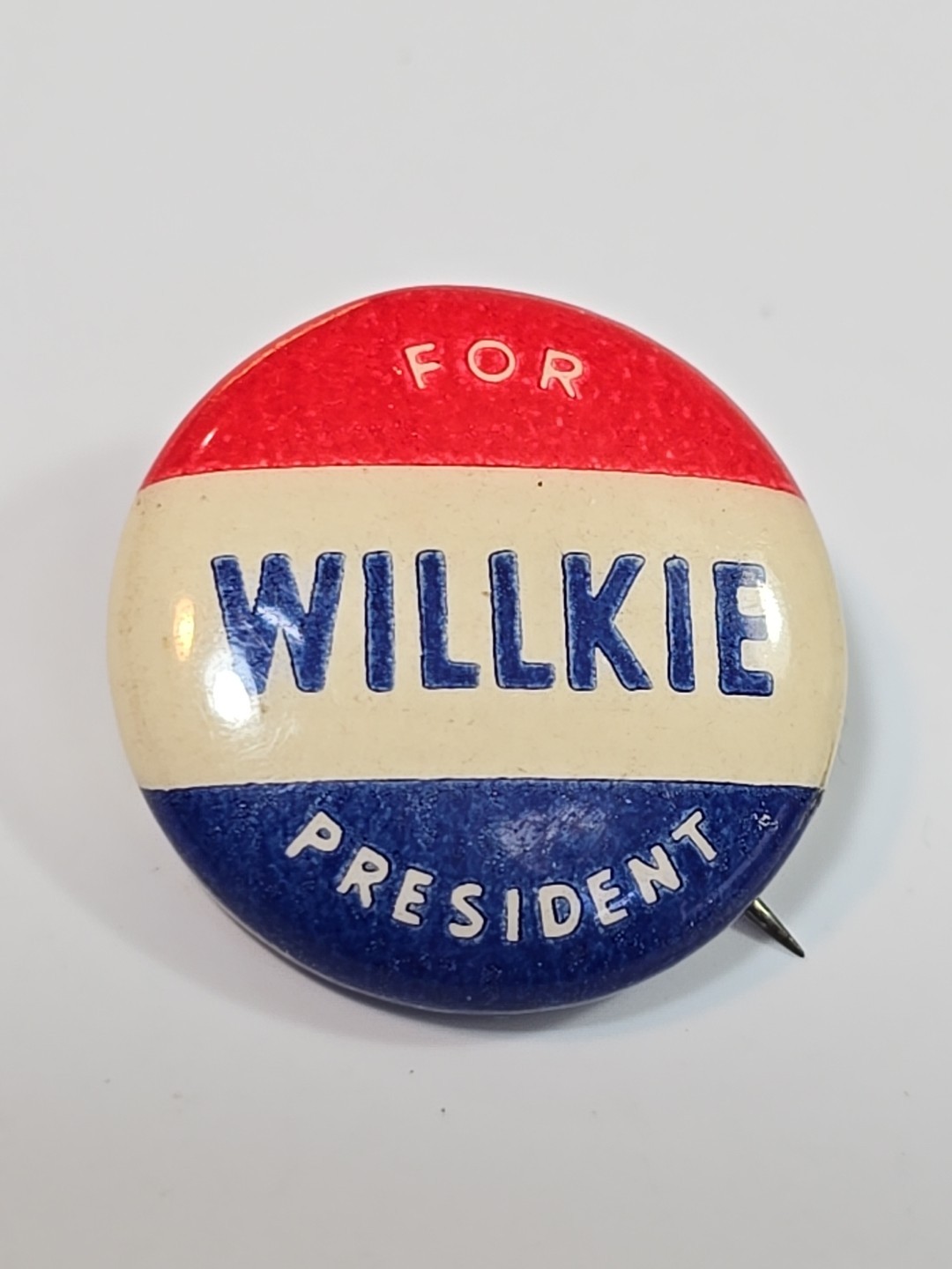 Willkie for President Campaign Button Pin Failed 1940 Republican Novelty