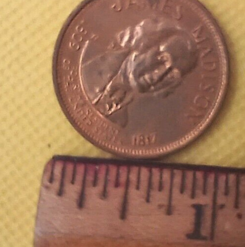 James Madison 4th Presidential Coin