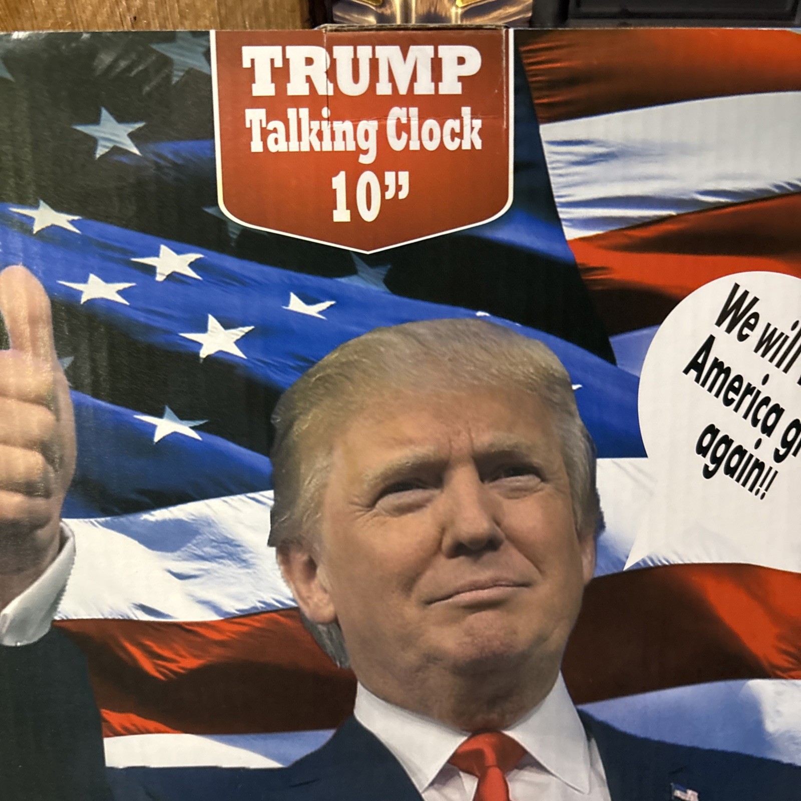 ASTV President Donald Trump Talking Clock! Let’s Make America Great Again! NEW