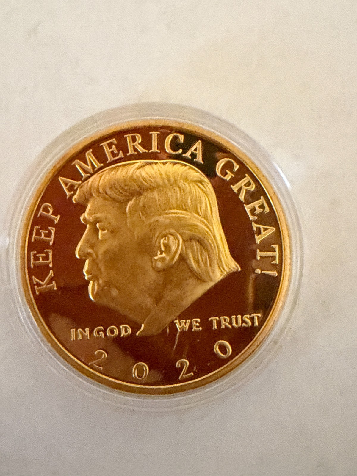 “Keep America Great” Donald Trump 2020 Commemorative Coin- 24K Gold Plated