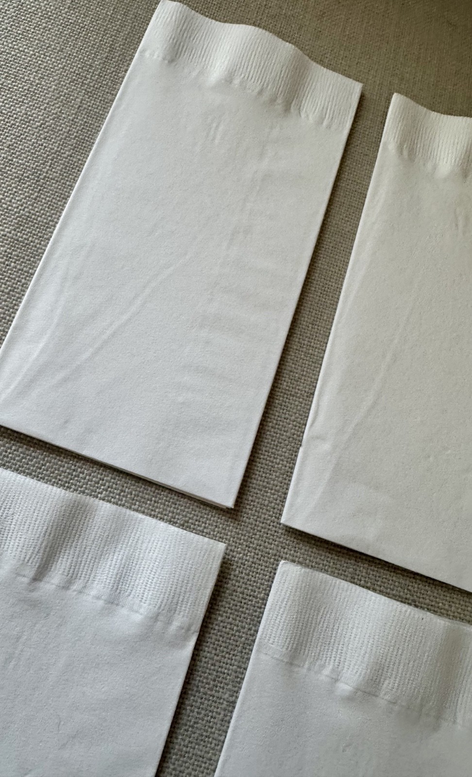 RARE NEW Authentic White House Napkins Set of 4 Unused Presidential Memorabilia