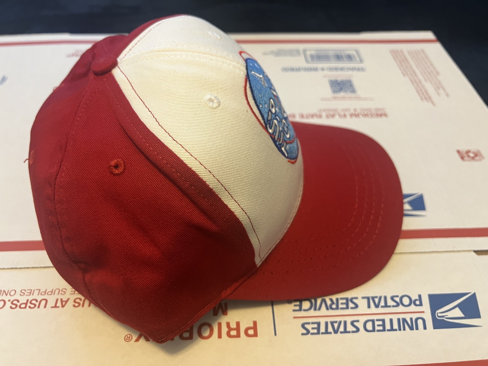 Official Donald Trump 2019 Space Force Cali Fame MAGA Hat White/Red