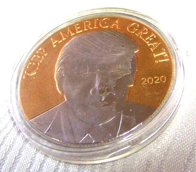 DONALD TRUMP 2020 SILVER GOLD PlLATED RARE COIN 45 President KEEP AMERICA GREAT