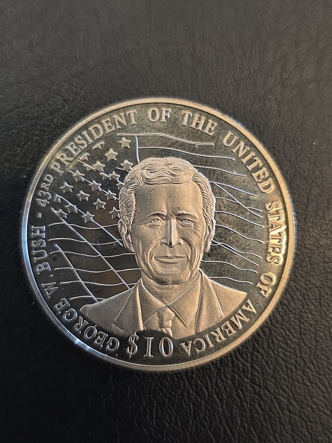 George Bush 43 President 2000 $10 Coin