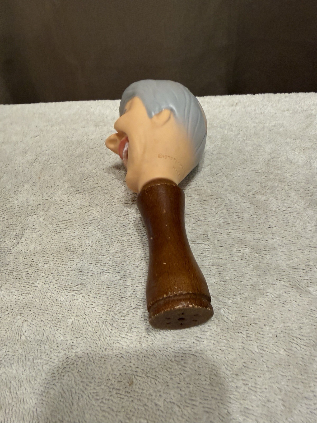 Vtg 1976 Bottle Opener President Jimmy Carter Head 7” Made In Japan Wood Rubber