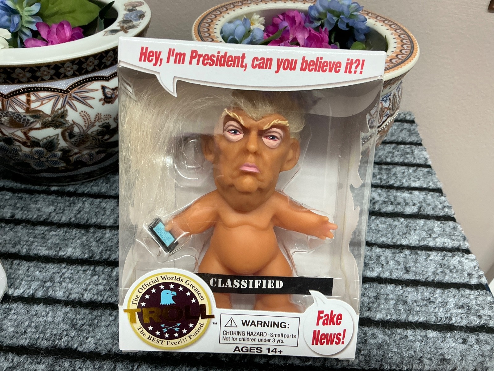 100 Authentic World’s Greatest Trump Troll Doll Chuck Williams President-2)
