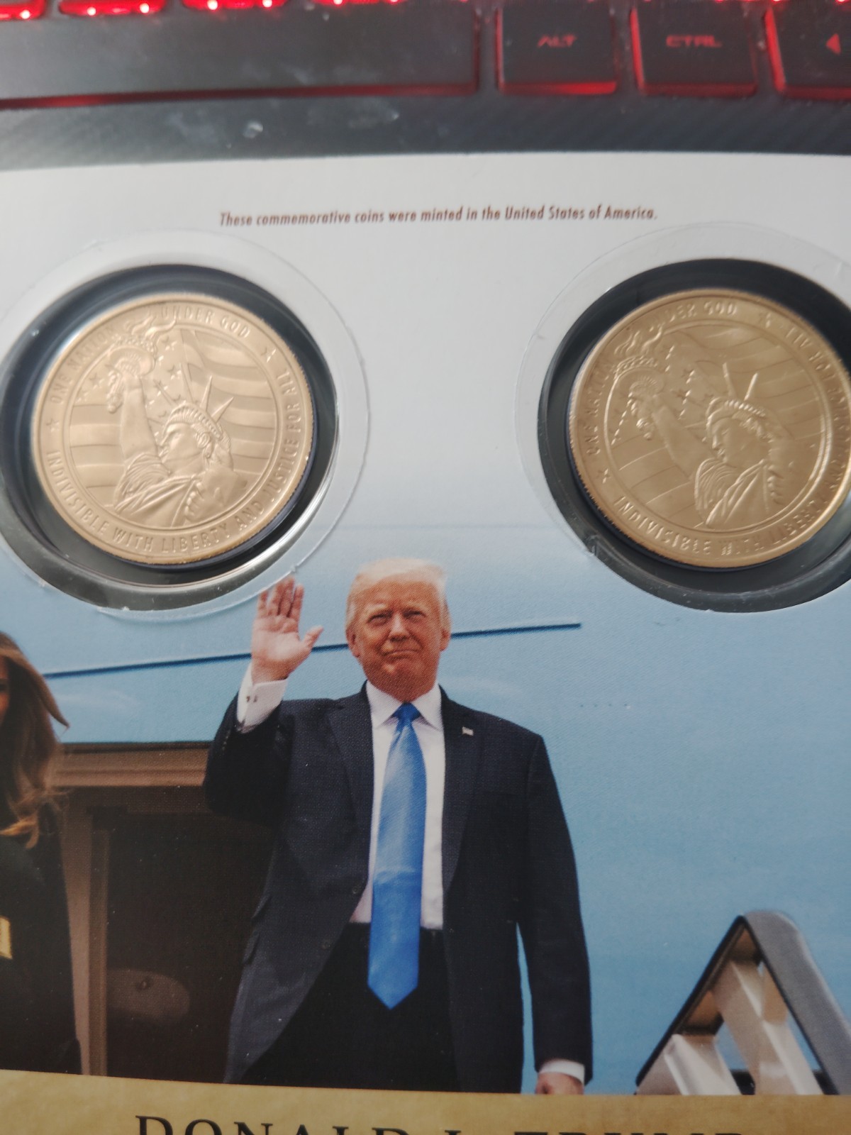 Ronald Reagan Donald Trump RNC Limited Commemorative Coin Set, 2019
